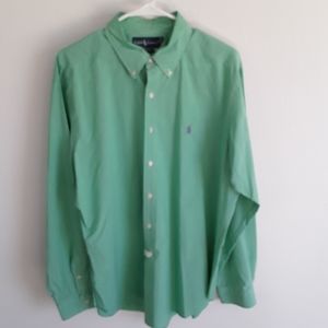 Polo Ralph Lauren Green White Checked Shirt
